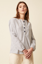 Load image into Gallery viewer, Great Plains Nala striped blouse in Navy/white - CW CW