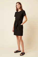 Load image into Gallery viewer, Great Plains Pia ponte jersey dress in Black - CW CW