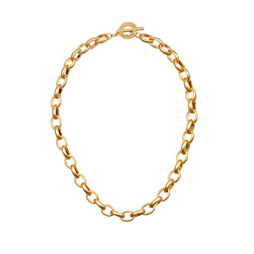 Sence Chunky link statement necklace in Gold