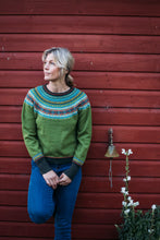Load image into Gallery viewer, Eribe Alpine short Merino wool sweater Moss
