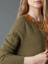 Load image into Gallery viewer, Indi & Cold jacket knit with pocket detail in Olive