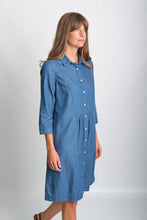 Load image into Gallery viewer, BIBICO Amelie shirt dress in Denim - CW CW