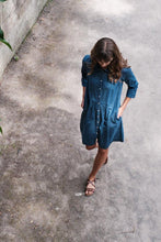 Load image into Gallery viewer, BIBICO Amelie shirt dress in Denim - CW CW