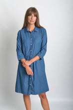 Load image into Gallery viewer, BIBICO Amelie shirt dress in Denim - CW CW