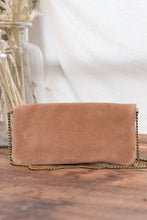 Load image into Gallery viewer, ese O ese Suede cross body bag in Camel - CW CW