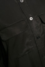 Load image into Gallery viewer, Part Two Bleona classic Lyocell shirt dress in Black