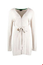 Load image into Gallery viewer, Zilch Long line belted bamboo cardigan in Sand - CW CW
