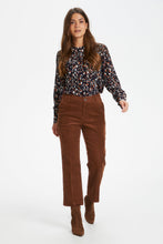 Load image into Gallery viewer, Part Two Misha classic corduroy trouser in Chocolate Glaze