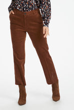Load image into Gallery viewer, Part Two Misha classic corduroy trouser in Chocolate Glaze