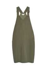 Load image into Gallery viewer, SKFK Malen tencel pinafore dress in Khaki - CW CW