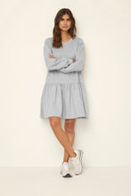 Load image into Gallery viewer, Part Two Elvia jersey sweat shirt dress in Grey Melange