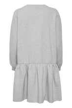 Load image into Gallery viewer, Part Two Elvia jersey sweat shirt dress in Grey Melange