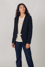 Load image into Gallery viewer, SKFK Alai notch front stylish one button blazer in Black