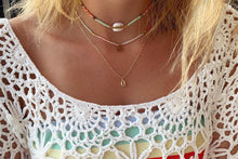 Load image into Gallery viewer, Boho Betty Plutos Multicoloured Miyuki Bead Shell Choker
