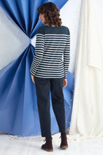 Load image into Gallery viewer, Seasalt Stripe sailor shirt in Falmouth breton midnight chalk - CW CW