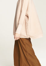 Load image into Gallery viewer, Paisie Ribbed oversized jumper in Blush - CW CW