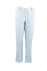 Zilch Tencel pant with contrast navy piping on side seam in Heaven blue - CW CW 