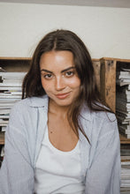 Load image into Gallery viewer, ese O ese Patrick stripe cotton shirt in Blue and ivory - CW CW