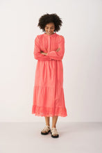 Load image into Gallery viewer, Part Two Seia broderie anglaise detail long dress Porcelain Rose