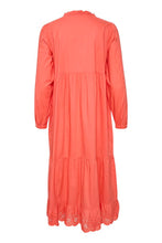 Load image into Gallery viewer, Part Two Seia broderie anglaise detail long dress Porcelain Rose