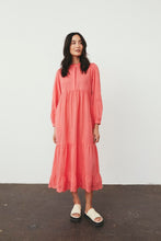 Load image into Gallery viewer, Part Two Seia broderie anglaise detail long dress Porcelain Rose