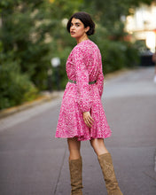 Load image into Gallery viewer, Grace & Mila Germaine belted skater skirt Rose