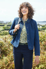 Load image into Gallery viewer, Sea salt Seven stones cotton denim jacket in Mid indigo wash - CW CW