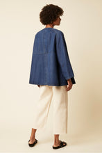 Load image into Gallery viewer, Great Plains Silvio denim kimono style jacket in Mid blue - CW CW