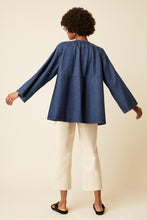 Load image into Gallery viewer, Great Plains Silvio denim kimono style jacket in Mid blue - CW CW
