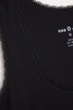 Load image into Gallery viewer, ese O ese Blonda lace vest Black
