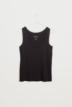 Load image into Gallery viewer, ese O ese Blonda lace vest Black