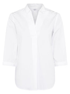 Great Plains Weekend Shirt 3/4 sleeve White