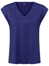 Load image into Gallery viewer, Great Plains Core soft touch jersey V neck Royal Blue