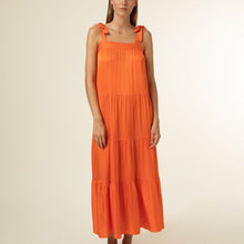 Load image into Gallery viewer, FRNCH Rawen tiered sundress Orange