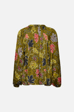 Load image into Gallery viewer, Part Two Cesilla print shirt Nutria Botanical
