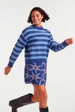 Load image into Gallery viewer, Compañia Fantastica Striped cosy knit Blues
