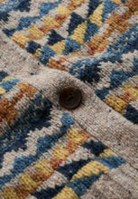 Load image into Gallery viewer, Seasalt Dawson Pick vest Fairisle Zig Zag Geo Bright Marine Mix
