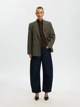 Load image into Gallery viewer, Selected Ras zip knit cardigan Delicioso Melange

