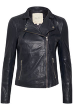Load image into Gallery viewer, Part Two Frances leather jacket Sky Captain
