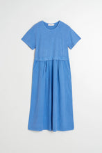 Load image into Gallery viewer, Indi &amp; Cold Combination midi dress British Blue - CW CW 
