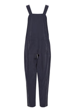 Load image into Gallery viewer, Ichi Soma cupro dungarees Dark Navy

