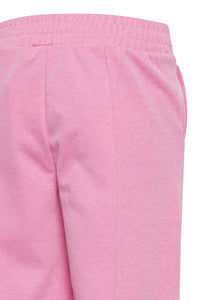 Ichi Kate pique wide leg trouser Super Pink