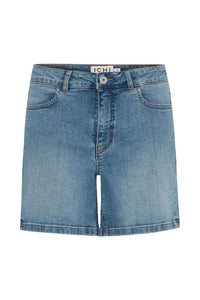 Ichi Twiggy denim shorts Light Blue Washed