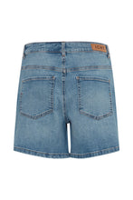 Load image into Gallery viewer, Ichi Twiggy denim shorts Light Blue Washed
