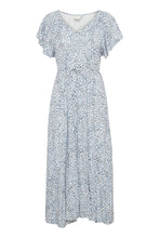 Load image into Gallery viewer, Ichi Haya belted midi dress Della Robbia Blue
