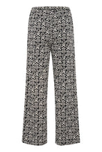 Load image into Gallery viewer, Part Two Gabrella print trouser Black Small Graphic
