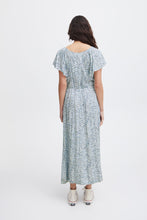 Load image into Gallery viewer, Ichi Haya belted midi dress Della Robbia Blue
