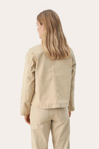 Part Two Freda patch pocket casual jacket White Pepper