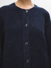 Load image into Gallery viewer, Selected Femme Lulu short cardigan Dark Sapphire
