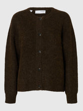 Load image into Gallery viewer, Selected Femme Lulu short cardigan Delicioso Melange
